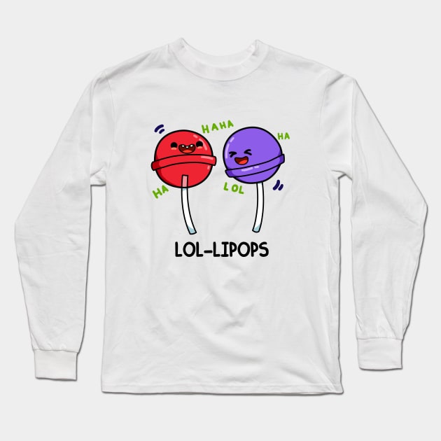 Lol-lipop Cute Lollipop Pun Long Sleeve T-Shirt by punnybone